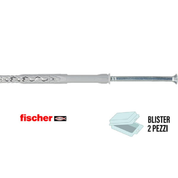 Tassello Nylon Prolungato con Vite Torx TS SXRL d.10 T CE in Blister da Pezzi 2 varie lunghezze | Fischer